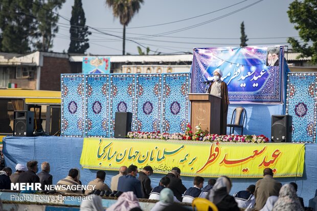 نماز عید سعید فطر در رشت