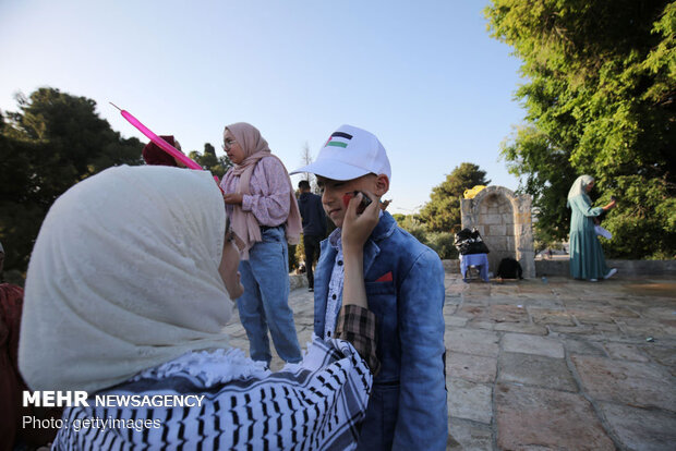 Eid al-Fitr prayers in Al-Aqsa Mosque
