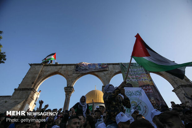 Eid al-Fitr prayers in Al-Aqsa Mosque
