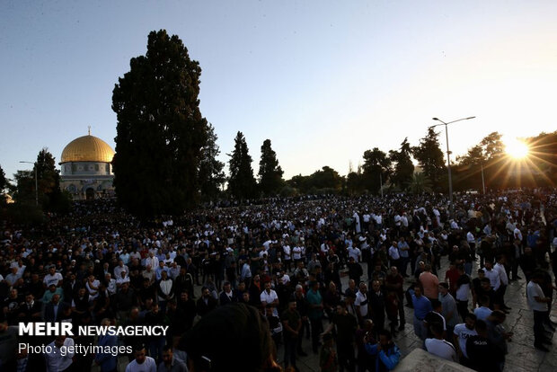 Eid al-Fitr prayers in Al-Aqsa Mosque
