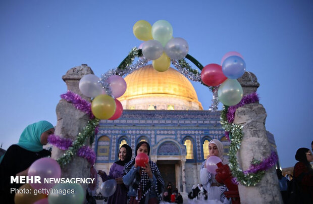 Eid al-Fitr prayers in Al-Aqsa Mosque
