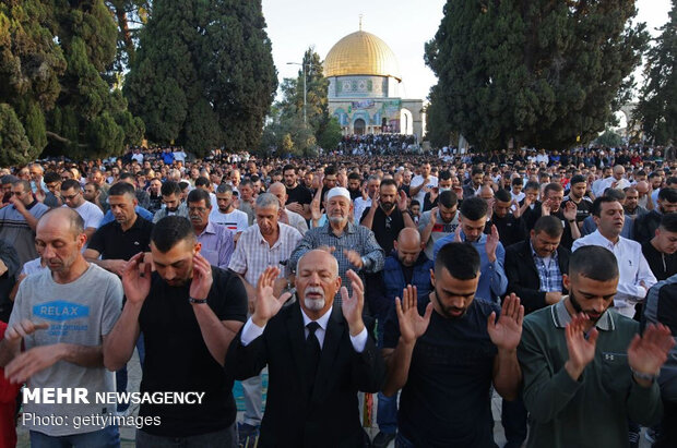Eid al-Fitr prayers in Al-Aqsa Mosque
