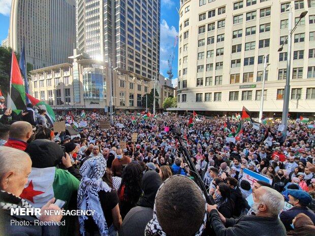 20,000 Australians hold rally in support of Palestine
