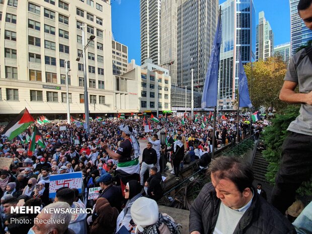 20,000 Australians hold rally in support of Palestine
