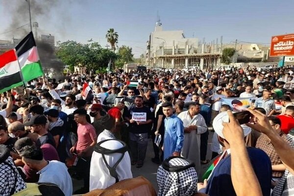 برگزاری تظاهرات ضد صهیونیستی در عراق