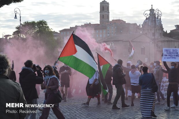 Rallies in support of Palestine in Italy