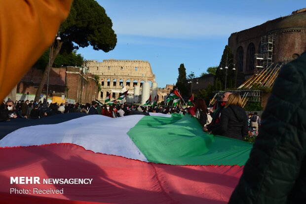 Rallies in support of Palestine in Italy