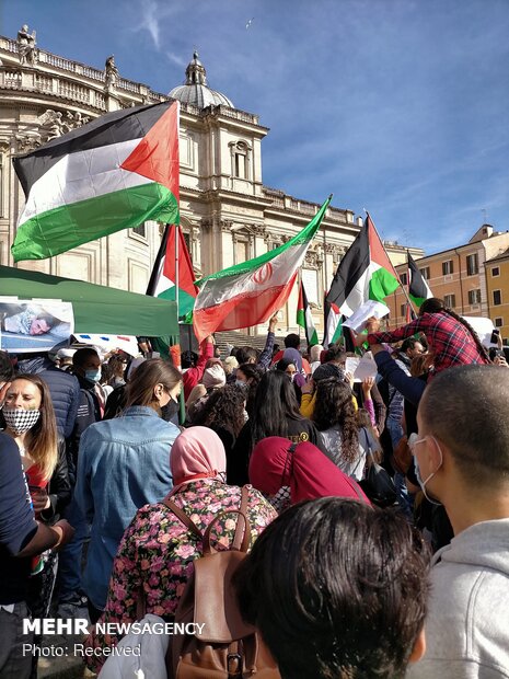 Rallies in support of Palestine in Italy