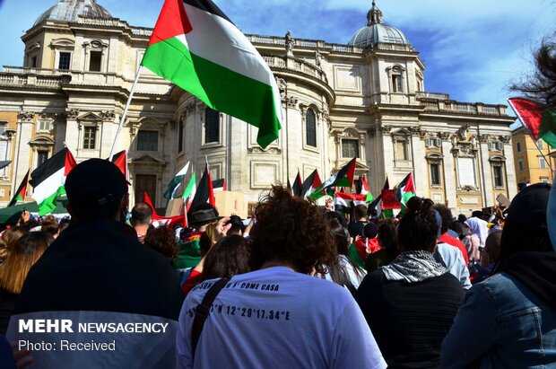 Rallies in support of Palestine in Italy