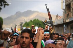 مشهد مهيب للحشود اليمانية هبّوا نصرة للقضية الفلسطينية