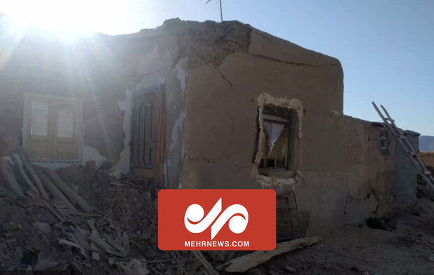  تصاویری از خسارات وارد شده در مناطق زلزله زده سنخواست