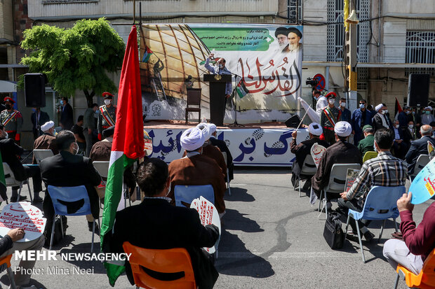 تجمع مردم تبریز برای محکومیت اقدامات رژیم صهیونیستی