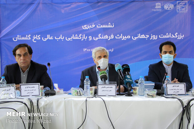 نشست خبری محمد حسن طالبیان به مناسبت روز جهانی میراث فرهنگی