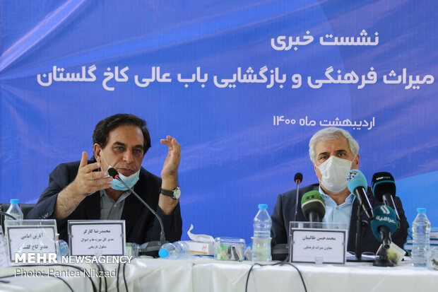 نشست خبری محمد حسن طالبیان به مناسبت روز جهانی میراث فرهنگی