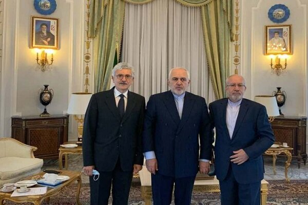 FM Zarif meets with ex-Italian PM to discuss bilateral issues