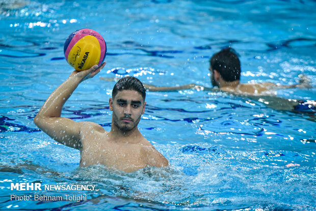 Camp of Iranian water polo team
