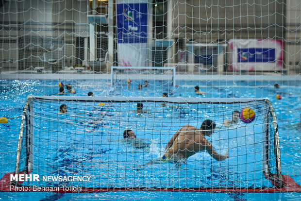 Camp of Iranian water polo team
