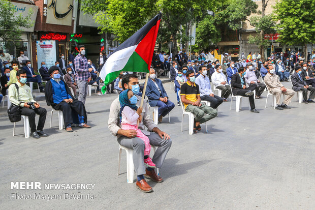 تجمع حمایت از مقاومت مردم فلسطین در بجنورد