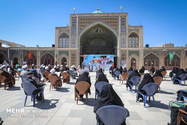 طلاب زنجانی در اعتراض به جنایات رژیم صهیونیستی تجمع کردند