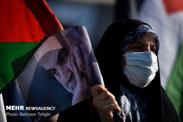 Pro-Palestinian rally in Tehran