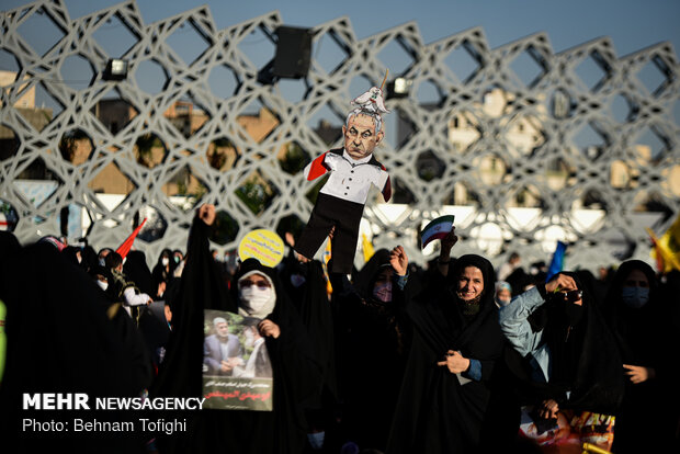 Pro-Palestinian rally in Tehran