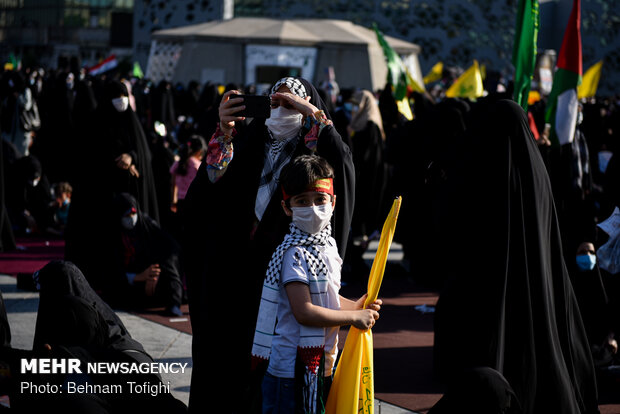 Pro-Palestinian rally in Tehran