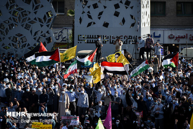 Pro-Palestinian rally in Tehran