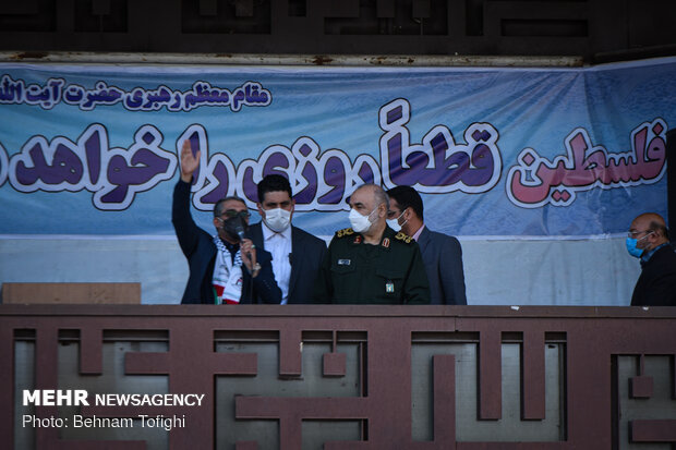 Pro-Palestinian rally in Tehran