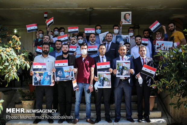 Syrian expats in Iran take part in presidential vote