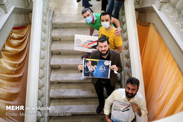 Syrian expats in Iran take part in presidential vote