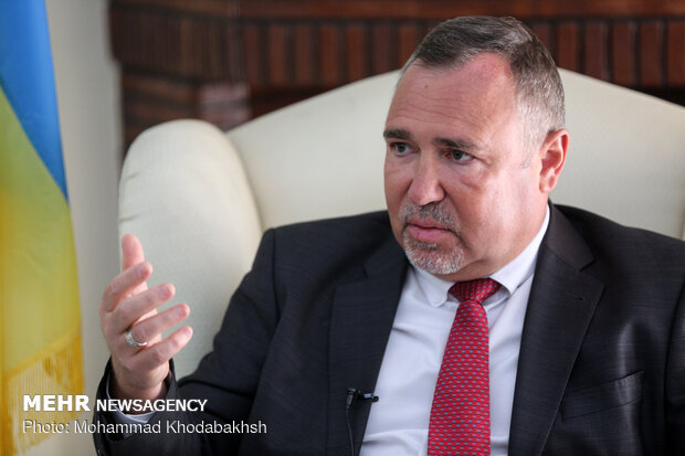 Ukrainian envoy to Iran holds an exclusive interview with MNA