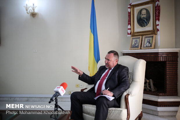 Ukrainian envoy to Iran holds an exclusive interview with MNA