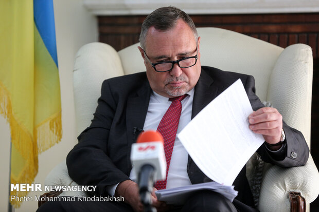 Ukrainian envoy to Iran holds an exclusive interview with MNA