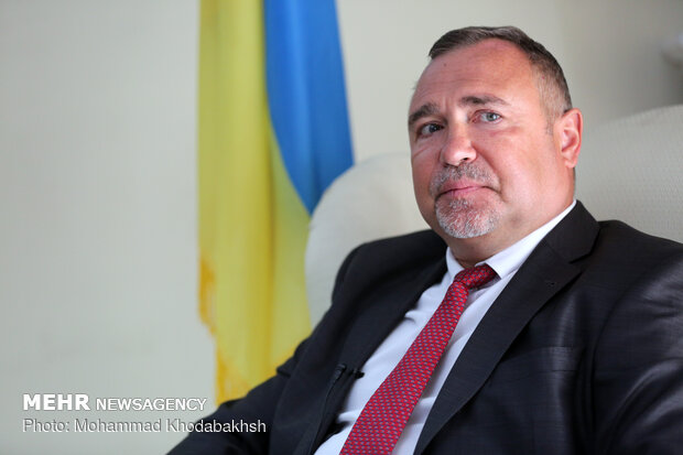 Ukrainian envoy to Iran holds an exclusive interview with MNA