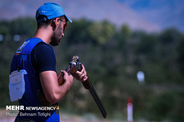 Skeet shooting competitions in Tehran
