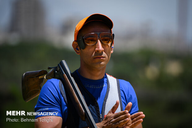 Skeet shooting competitions in Tehran
