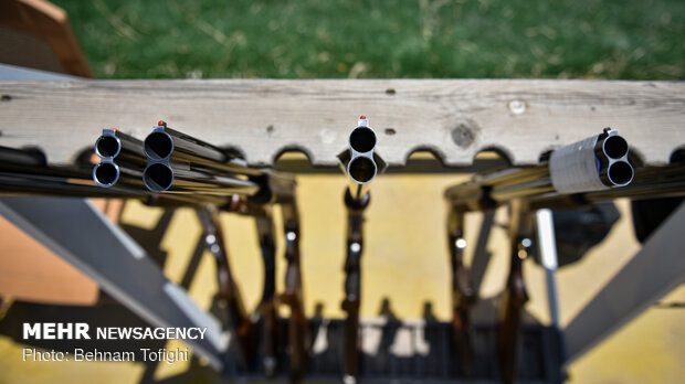 Skeet shooting competitions in Tehran
