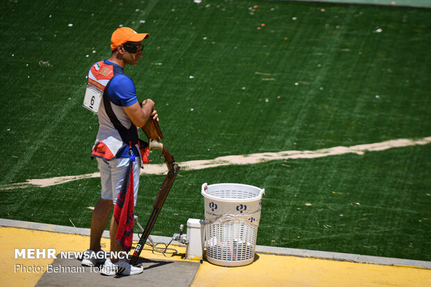 Skeet shooting competitions in Tehran
