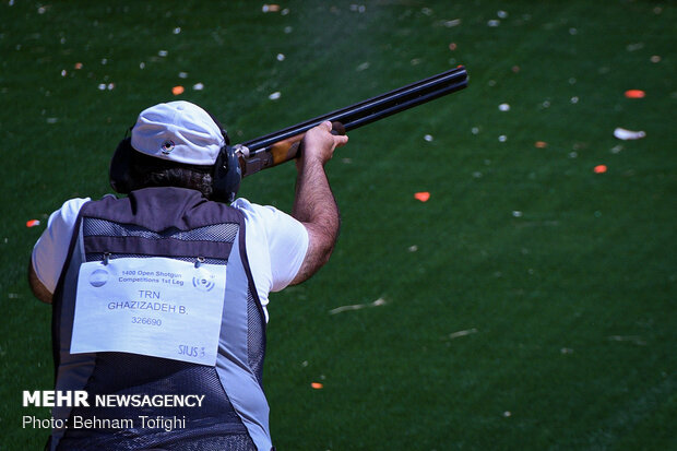 Skeet shooting competitions in Tehran
