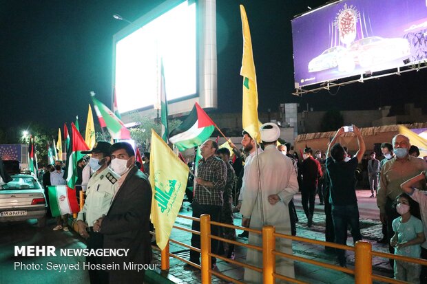 جشن پیروزی جبهه مقاومت در مشهد