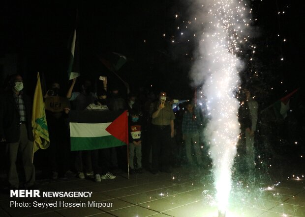Resistance Front' victory over Zionists celebrated in Mashhad