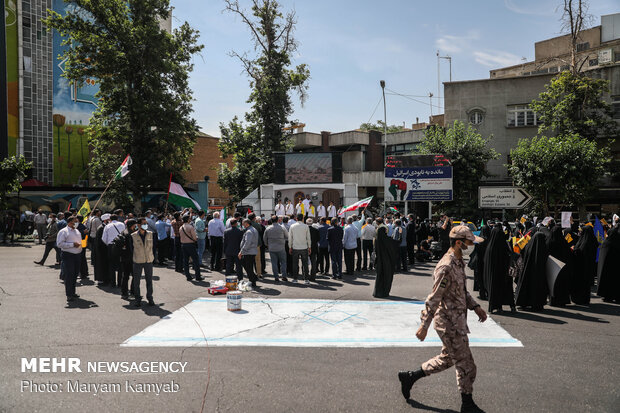 Tahran'da Gazze zaferi kutlandı