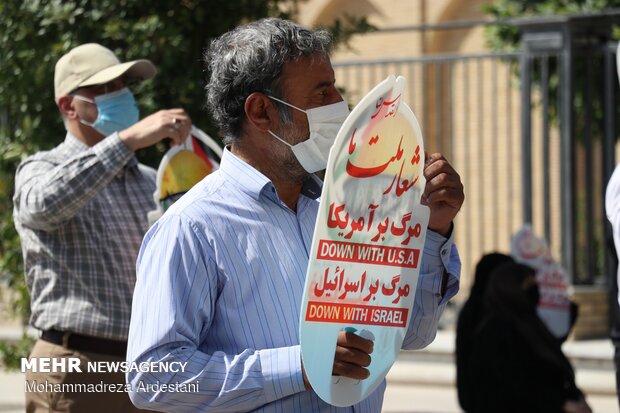 جشن پیروزی مردم غزه در ورامین برگزار شد