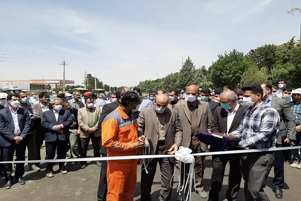 مسیر غرب به شمال تقاطع شهید سلیمانی کرمانشاه به بهره‌برداری رسید