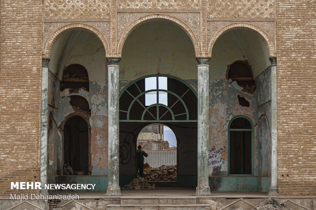 «عمارت نواب» در گیر و دار مرمت - یزد