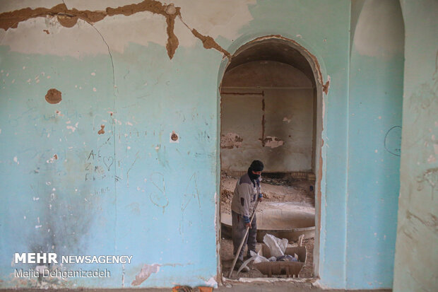 «عمارت نواب» در گیر و دار مرمت - یزد
