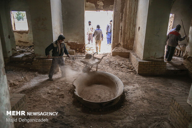 «عمارت نواب» در گیر و دار مرمت - یزد