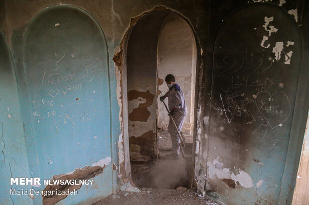 «عمارت نواب» در گیر و دار مرمت - یزد