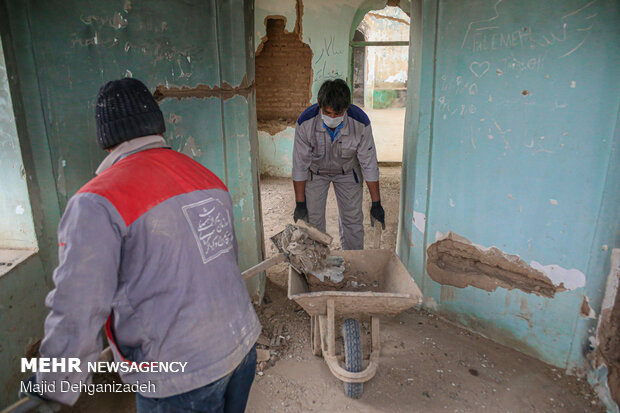 «عمارت نواب» در گیر و دار مرمت - یزد