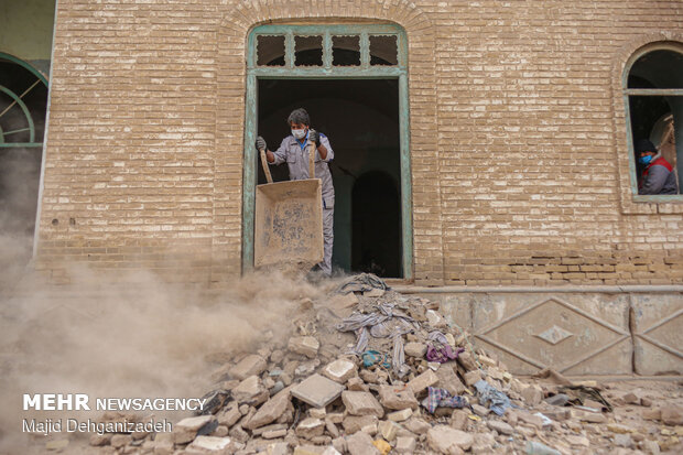 «عمارت نواب» در گیر و دار مرمت - یزد